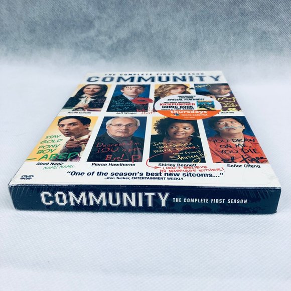 Community TV Show Complete First Season All 25 Episodes on 4 DVD Discs Sealed - Picture 6 of 8